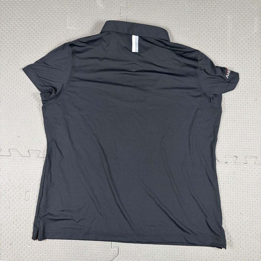 RHOBACK Performance Polo Golf Shirt Womens XL Short Sleeve Black NEW - Picture 2 of 8